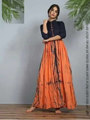 Ladies Fancy Long Kurti by Krizz Tex