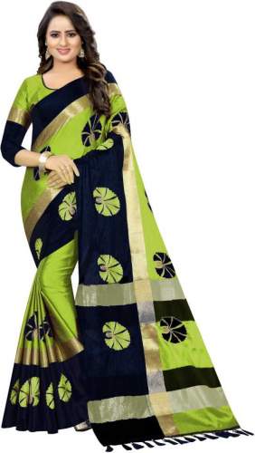 Get Embroidered Silk Saree By Shreeji Designer 
