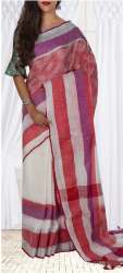 Stylish Linen Silk Saree