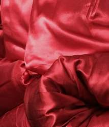 Maroon Satin Plain Garment Fabric