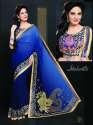 ladie-digital-printed-blue-sarees