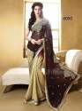 Ladies Designer Brown Sarees