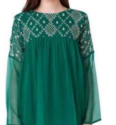 Georgette Embroidery Ladies Top