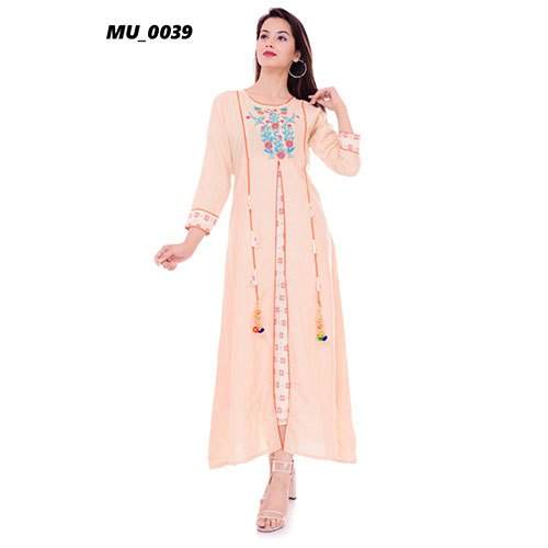 MU0039 Party Wear Long Kurti
