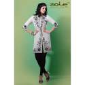 fabric work linen kurti
