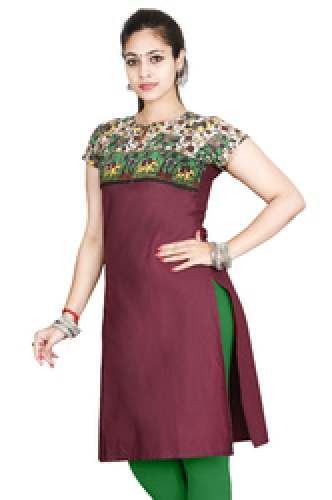 Formal Wear Maroon Kurtis