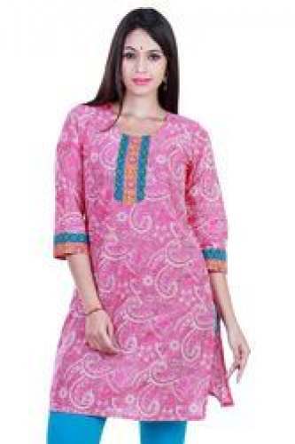 Women Home Wear Printed Kurtis by Lakshya Bags