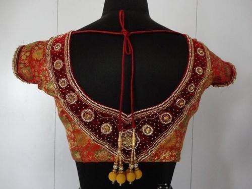 Fully Embroidered Bridal Wear Blouse by Sarvottam