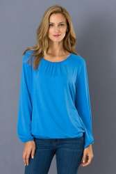 Blue Women Tops