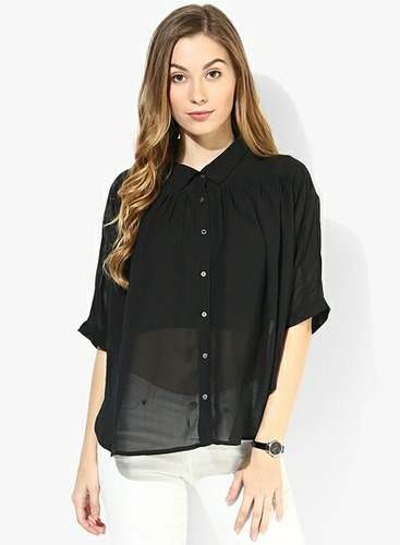 Ladies collar Tops