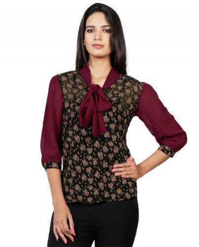 Ladies Tops Wine Type
