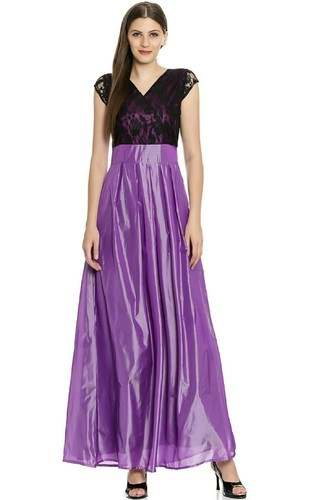 Lavender Silk Gown
