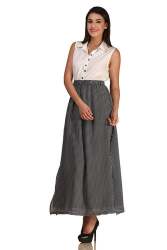 Long Dress Button Front