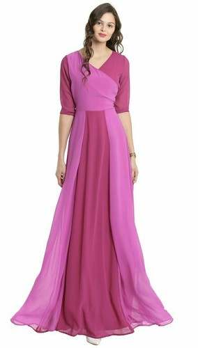 pink mix Maxi Dresses