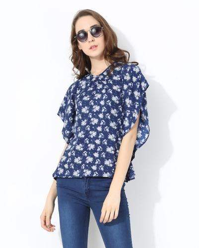 Printed Relaxed Fit Women Tops