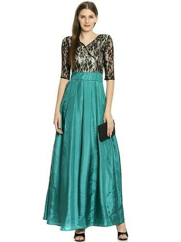 Sea Green Silk Cocktail Dress