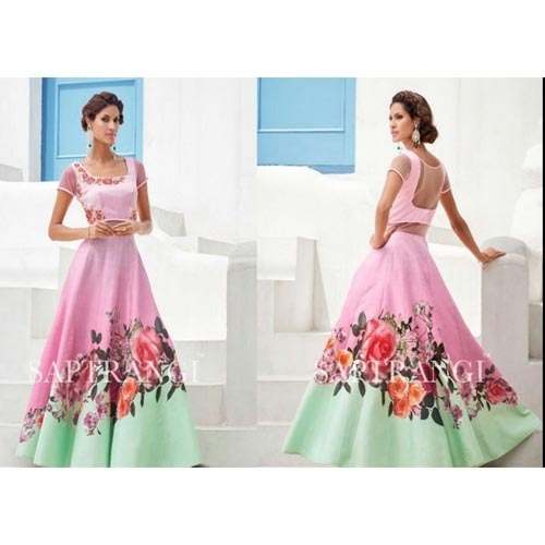 DIGITAL PRINT DESIGNER GHAGRA SET 01