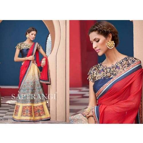 DIGITAL PRINT DESIGNER GHAGRA SET 09