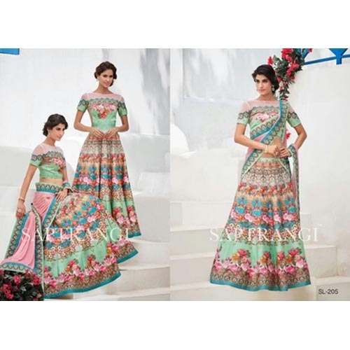 DIGITAL PRINT DESIGNER GHAGRA SET 10