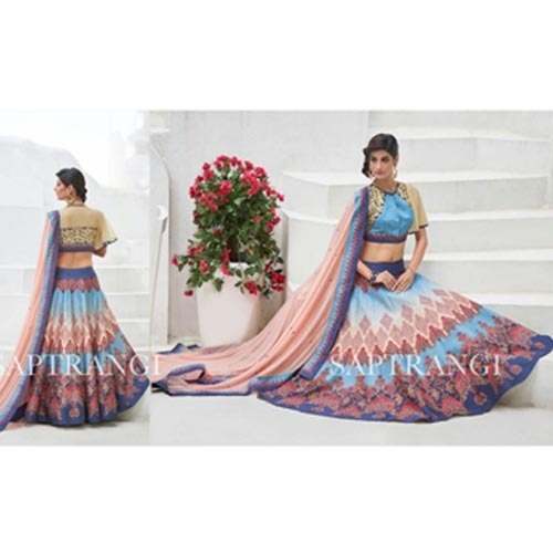 DIGITAL PRINT DESIGNER GHAGRA SET 25 by Sri Vinayaka Enterprises