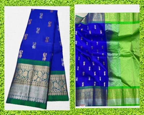  Kanchipuram Pattu Saree by Kachhi Textiles India Private Limited