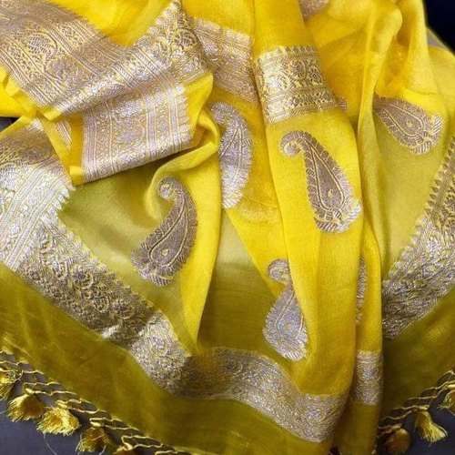 Handloom Banarasi Georgette Saree by Attitude Creation