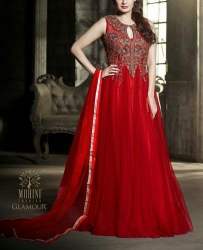 Bridal wear Embroidered Anarkali Suit 