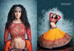 Designer Yellow and Red Lehenga Choli 