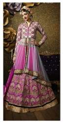 Elegant Embroidered Anarkali Lehenga 