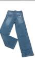 Blue Faded Denim Jeans For Ladies 