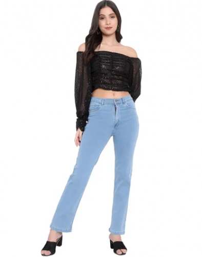 Ladies Stretchable Denim Jeans by Dev Garments