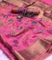 Designer Linen Saree thumb 1