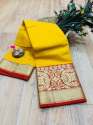 Fancy Silk Saree thumb 1