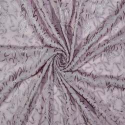 Lavender Embroidery Georgette Fabric