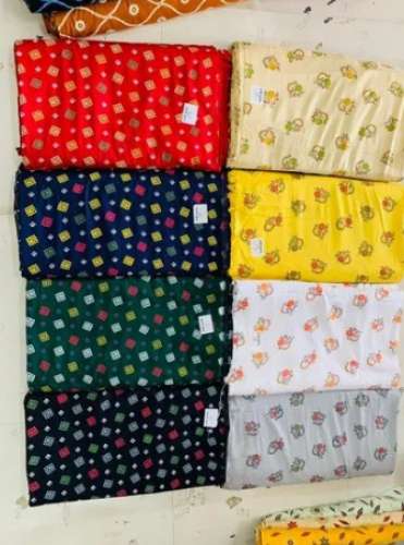 140 gsm Rayon 14 Kg Pigment Print Fabrics 