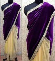 Fancy Velvet Saree