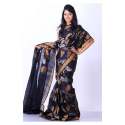 Party wear Black Butta Designer saree
