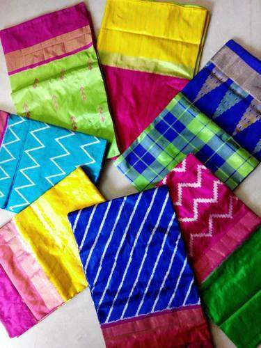 Trendy Multi Color Ikkat Saree by Stay Teens
