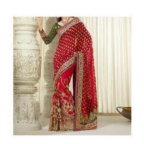 Heavy Designer Bridal Work Saree