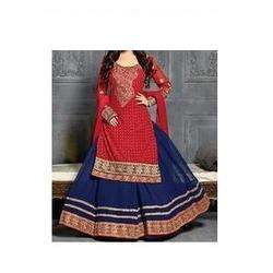 Wedding wear Red Gharara Suit 