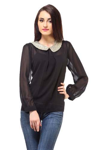 black ladies top