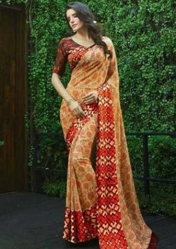 Georgette Saree by Sandhya Corporation