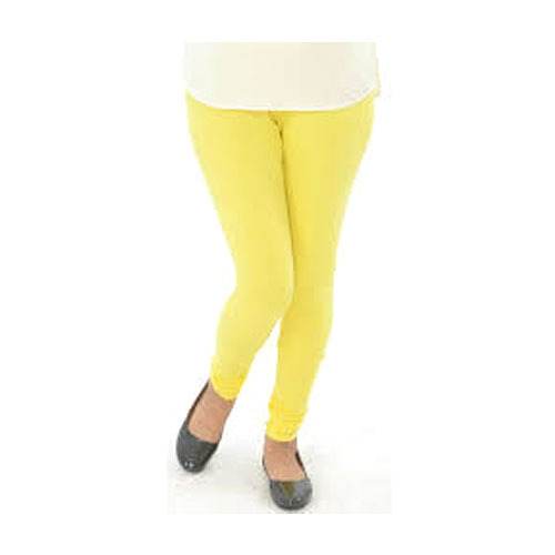 Ladies yellow leggings by Dhanlaxmi Textile