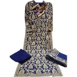Georgette Fancy Straight Suit
