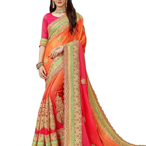 Party wear Designer Ladies saree  by Siddiqui Cloth Store