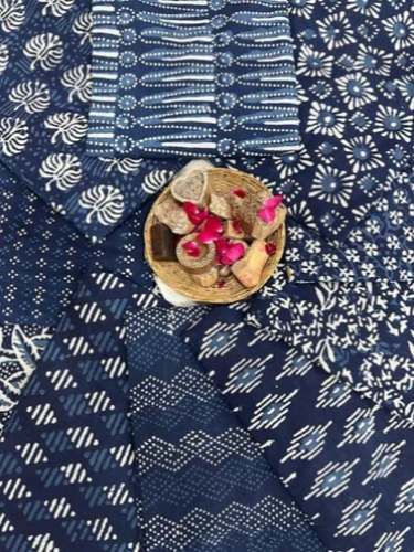 Dabu Indigo Block Print Fabric 