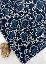 Dabu Indigo Block Print Fabric  thumb 1