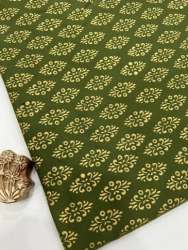 Fancy Cotton block Printed Fabric 
