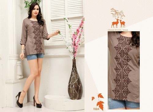 Stylish Catalogue Embroidered Tops by Royal Fashion Trends