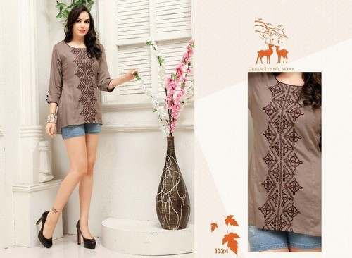 Stylish Catalogue Embroidered Tops